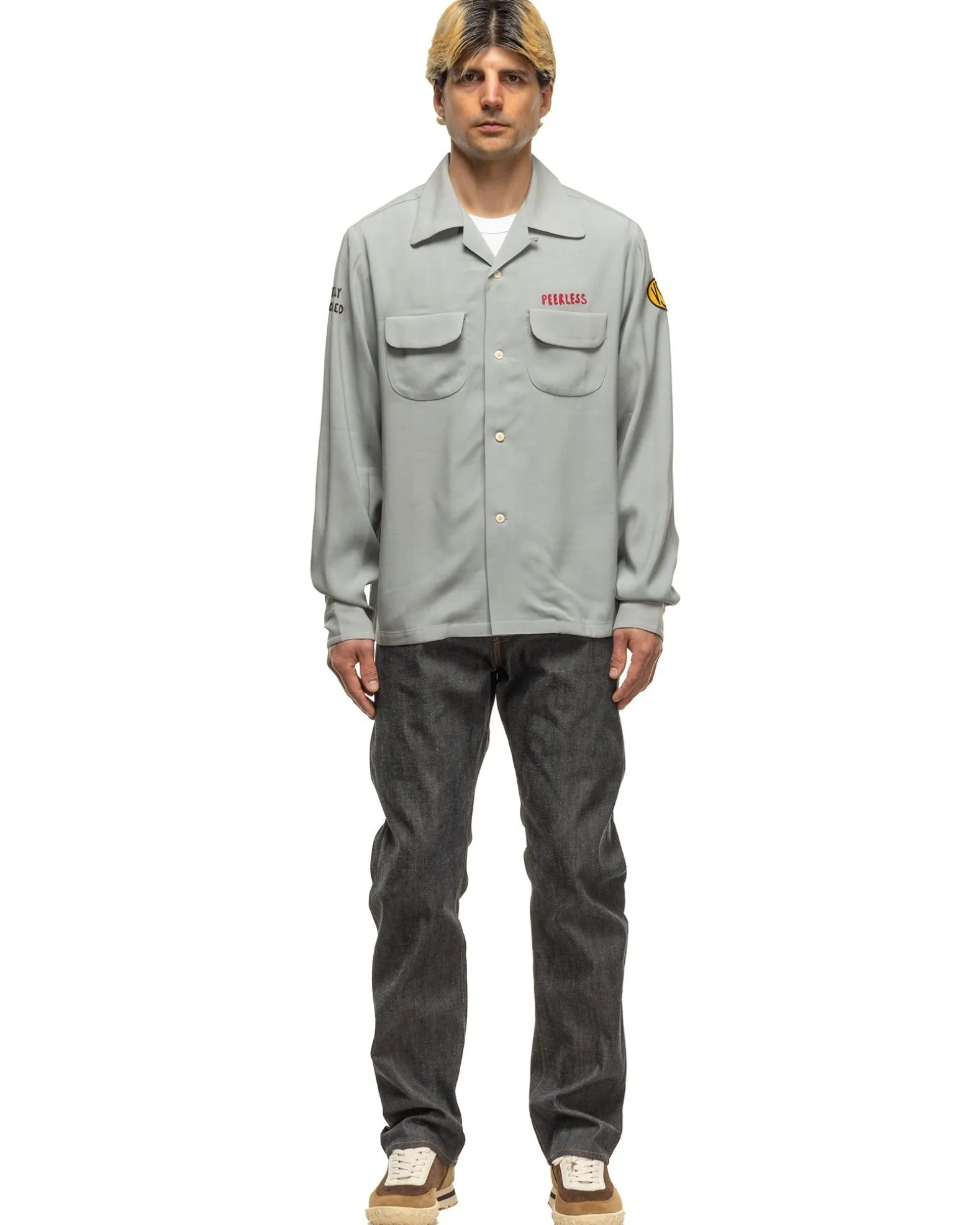 Keesey G.S. Shirt L/S I.Q.W.T. Grey