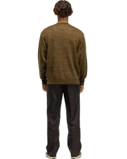 Knit Zip Cardigan Olive