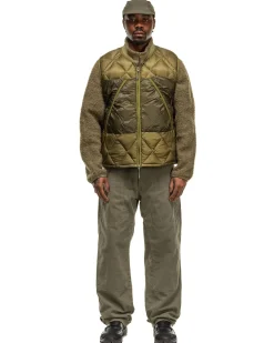 Light Down Vest Olive Branch
