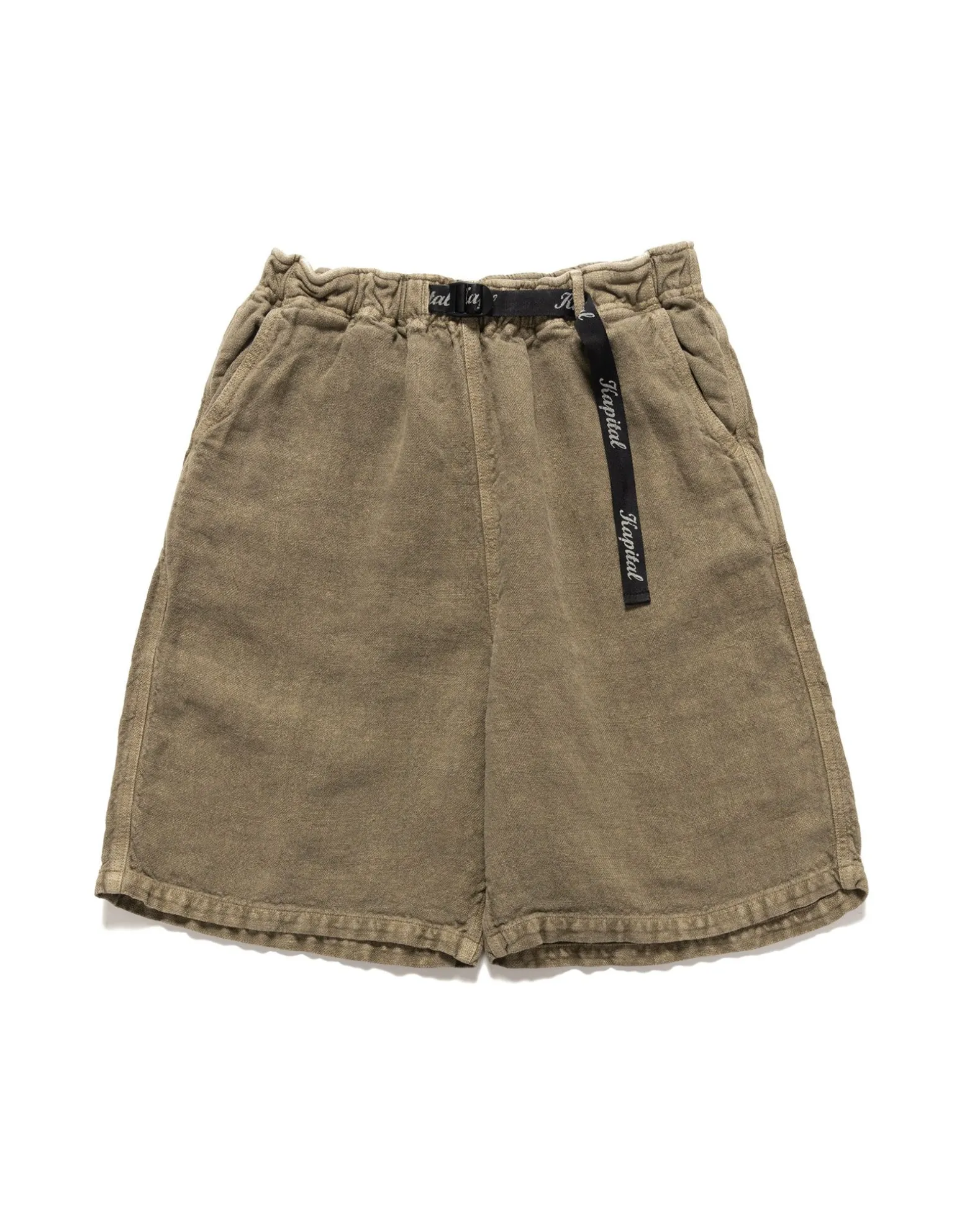 Linen Heavy Canvas Easy Shorts Grey