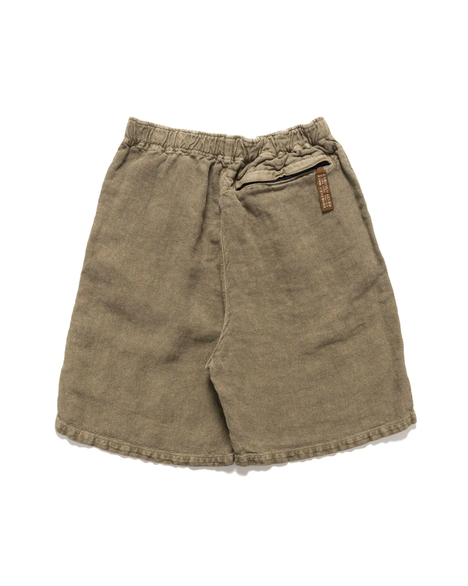 Linen Heavy Canvas Easy Shorts Grey