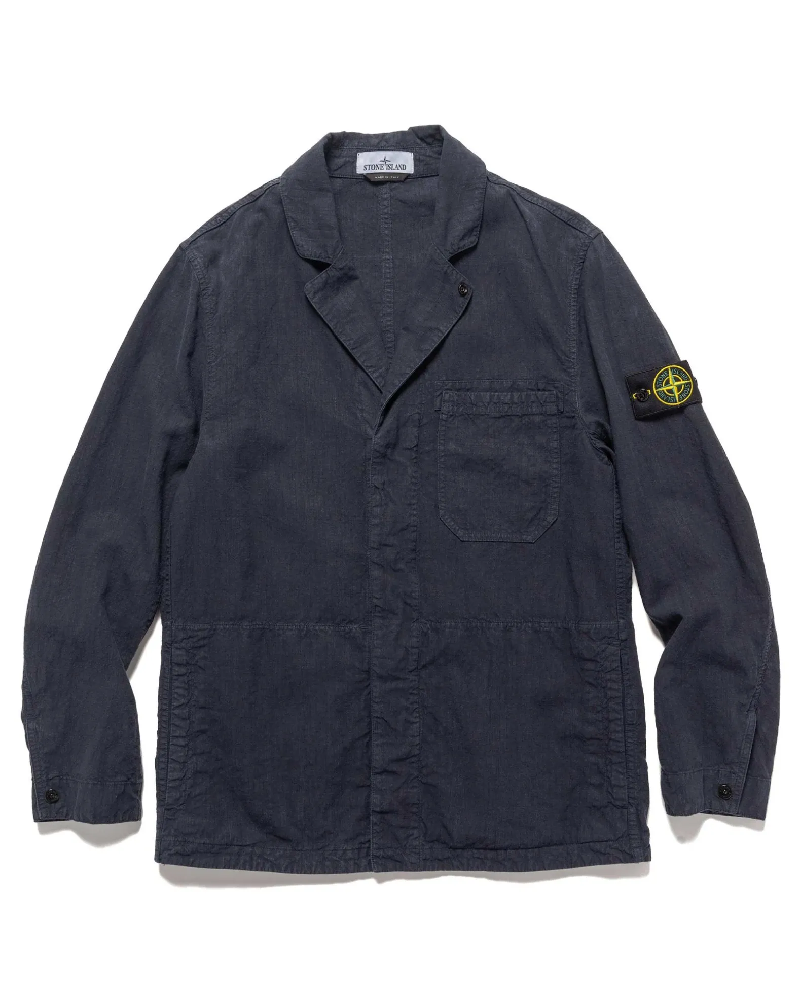 Lino Nylon Tela-Tc Sport Jacket Navy Blue