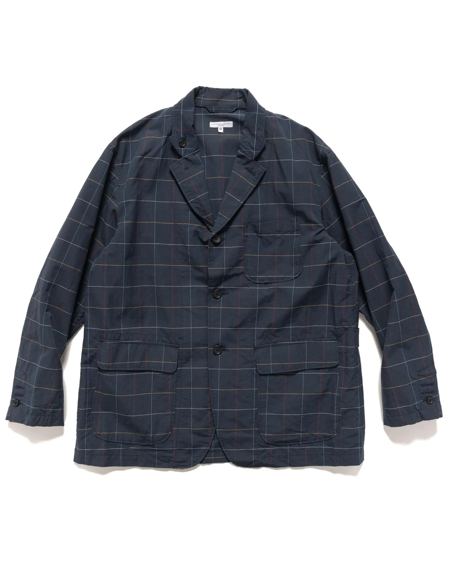 Loiter Jacket Cl Windowpane Navy