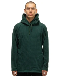 Long Sleeve Hoody Polyester Waffle Forest