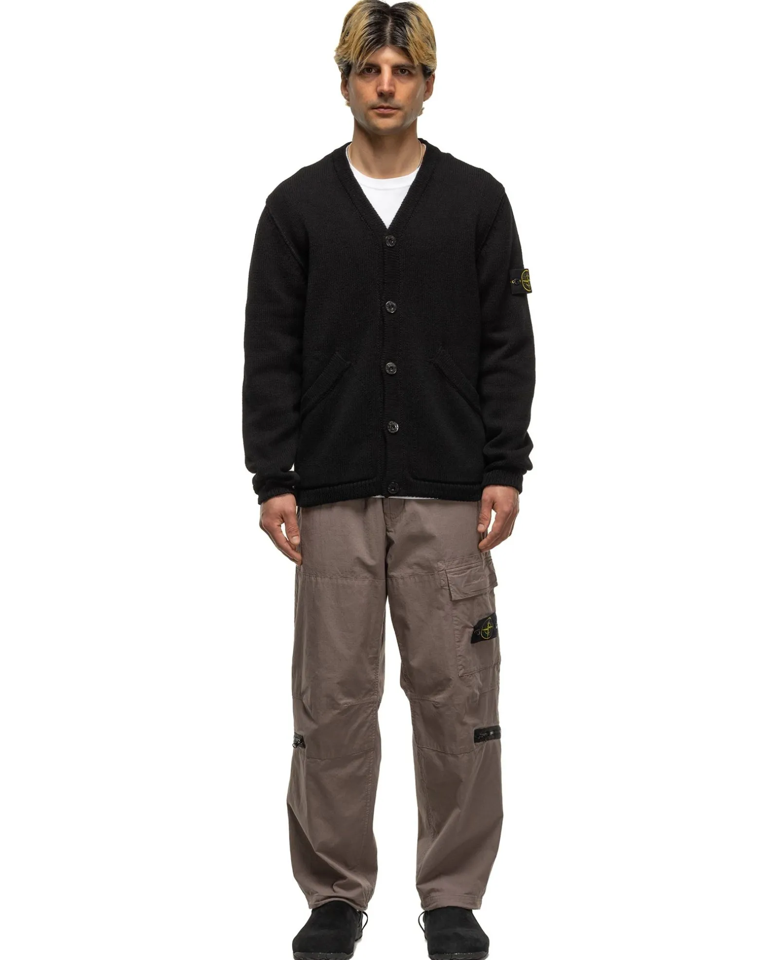 Loose Fit Cargo Pants Dove Grey