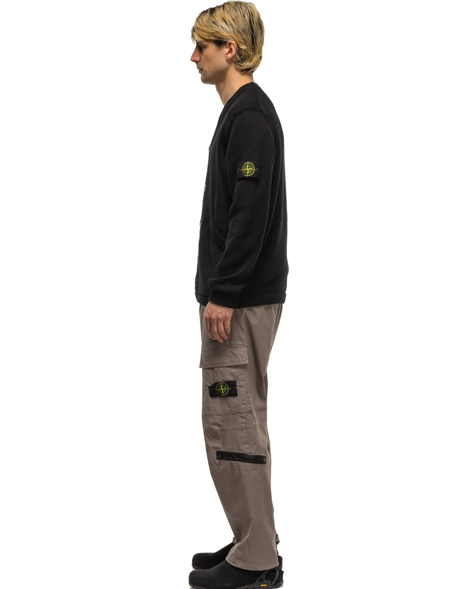 Loose Fit Cargo Pants Dove Grey