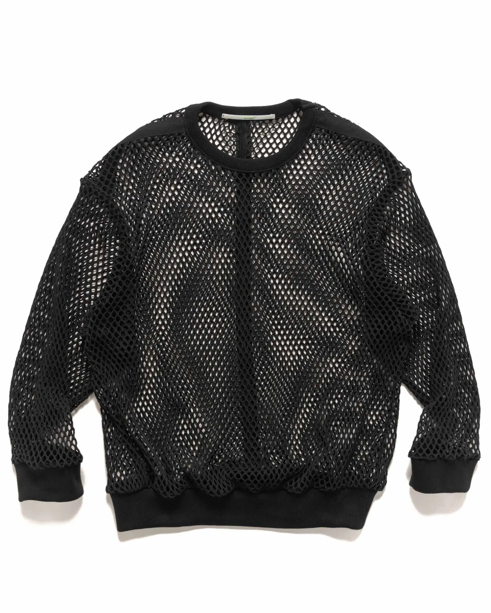 Lt-Cb101 Mesh Crew Neck Black
