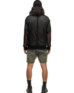 Lt-Cb101 Mesh Crew Neck Black