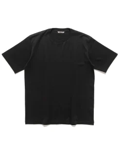 Luster Plaiting Tee Black