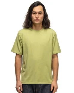 Luster Plaiting Tee Light Green