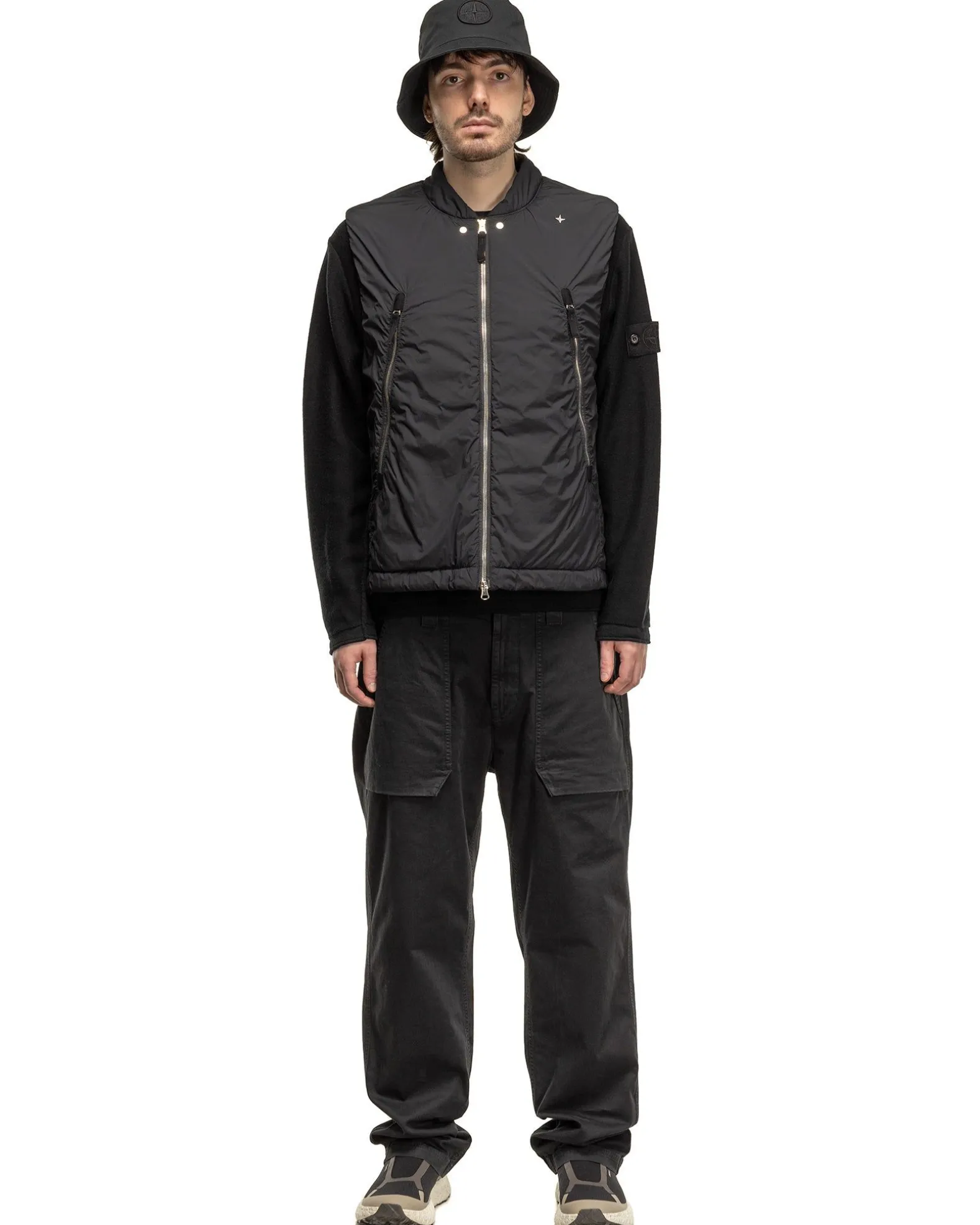 Marina Skin Touch Nylon-Tc With Primaloft®-Tc Padded Vest Black