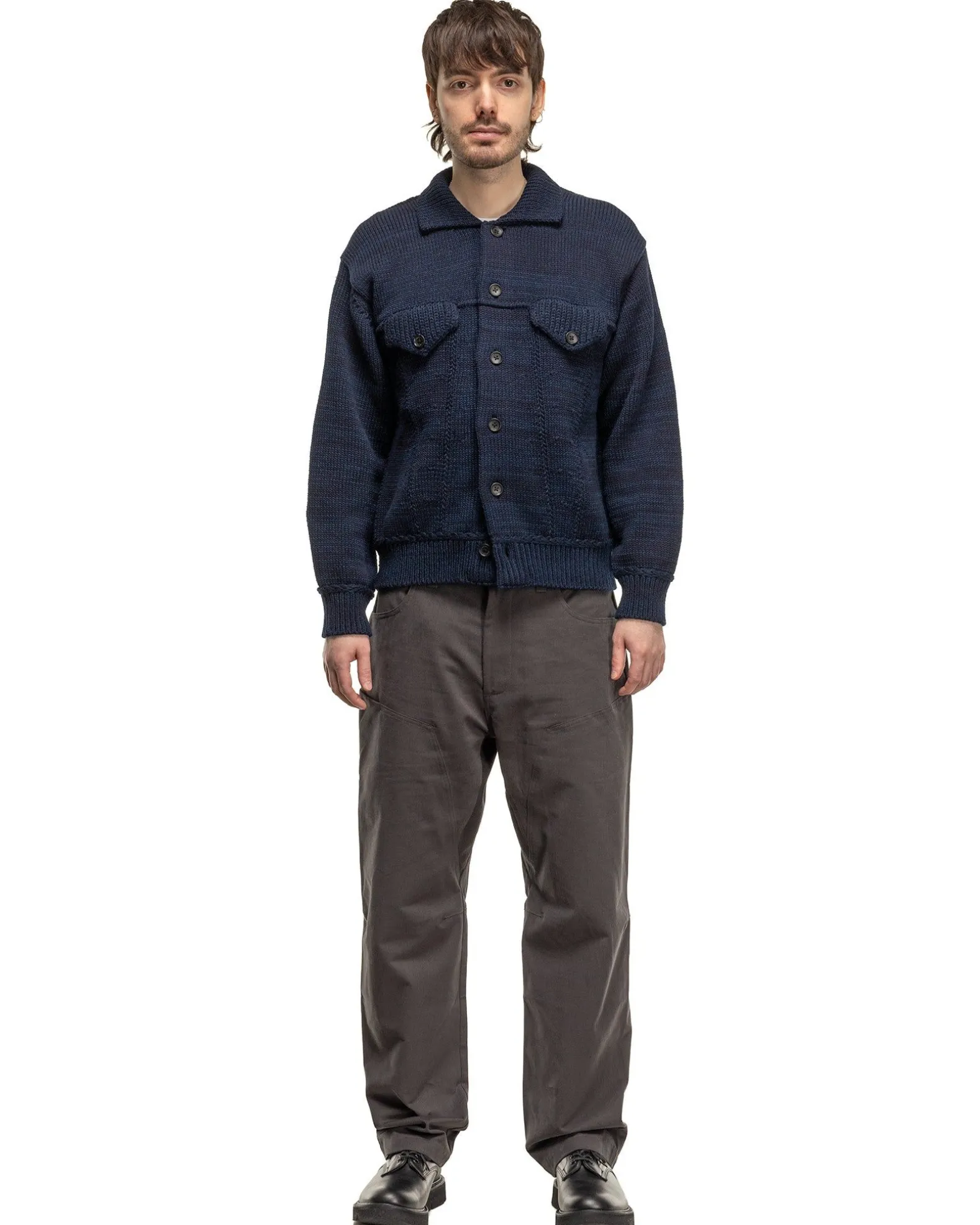 Men'S Cardigan Navy
