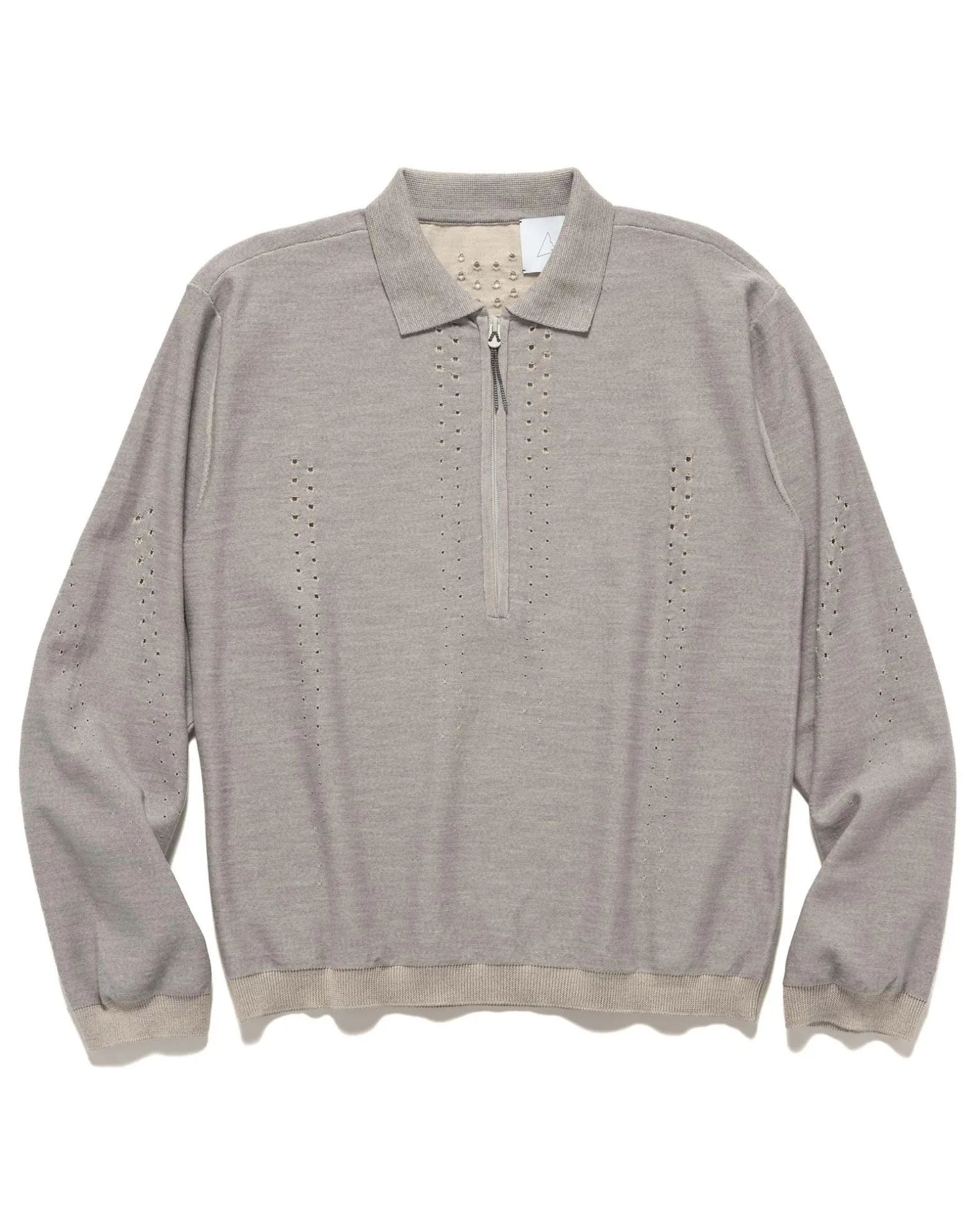 Merino Polo Grey