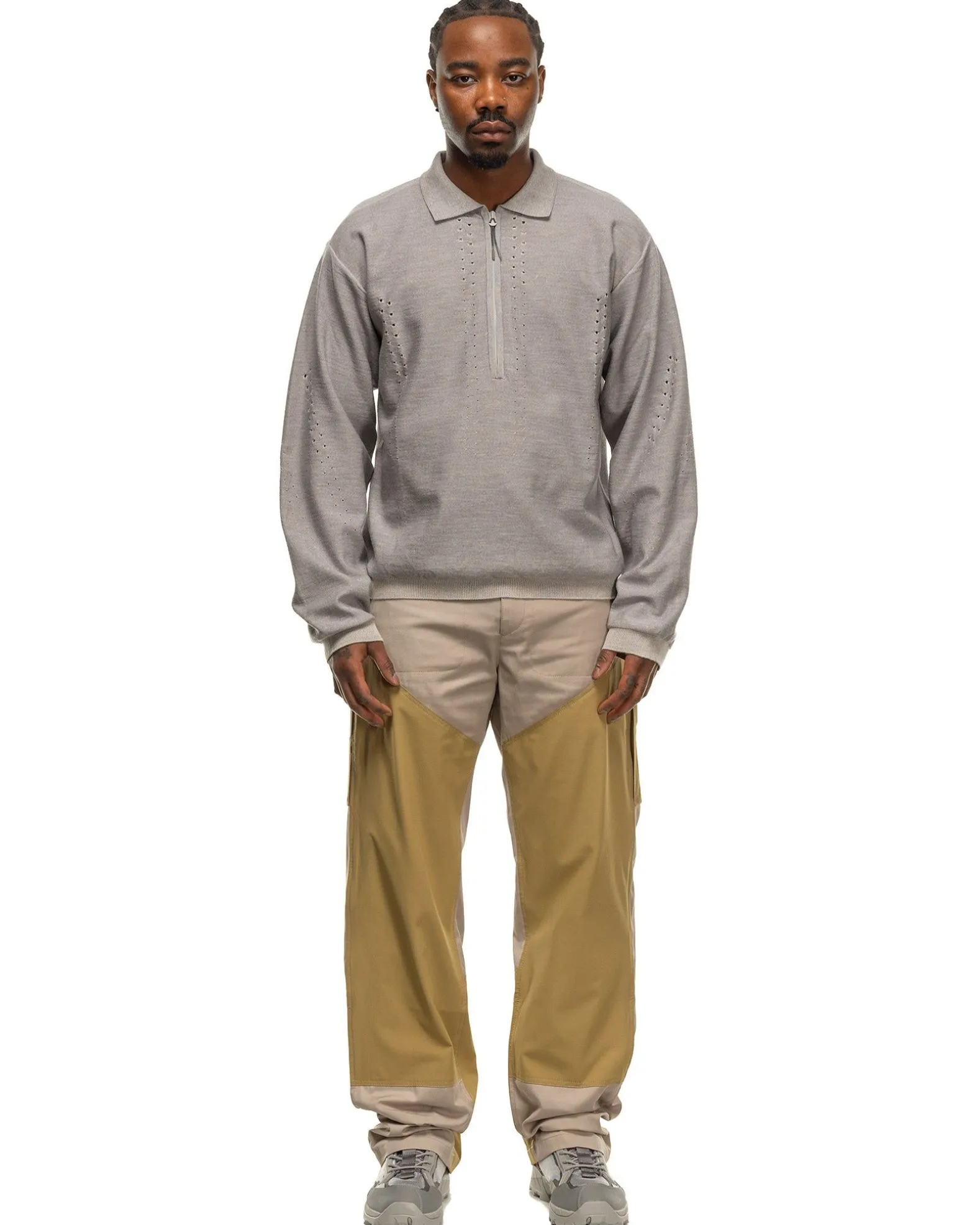 Merino Polo Grey