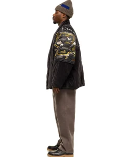 Napped Heat-Corduroy Easy Pants Grey