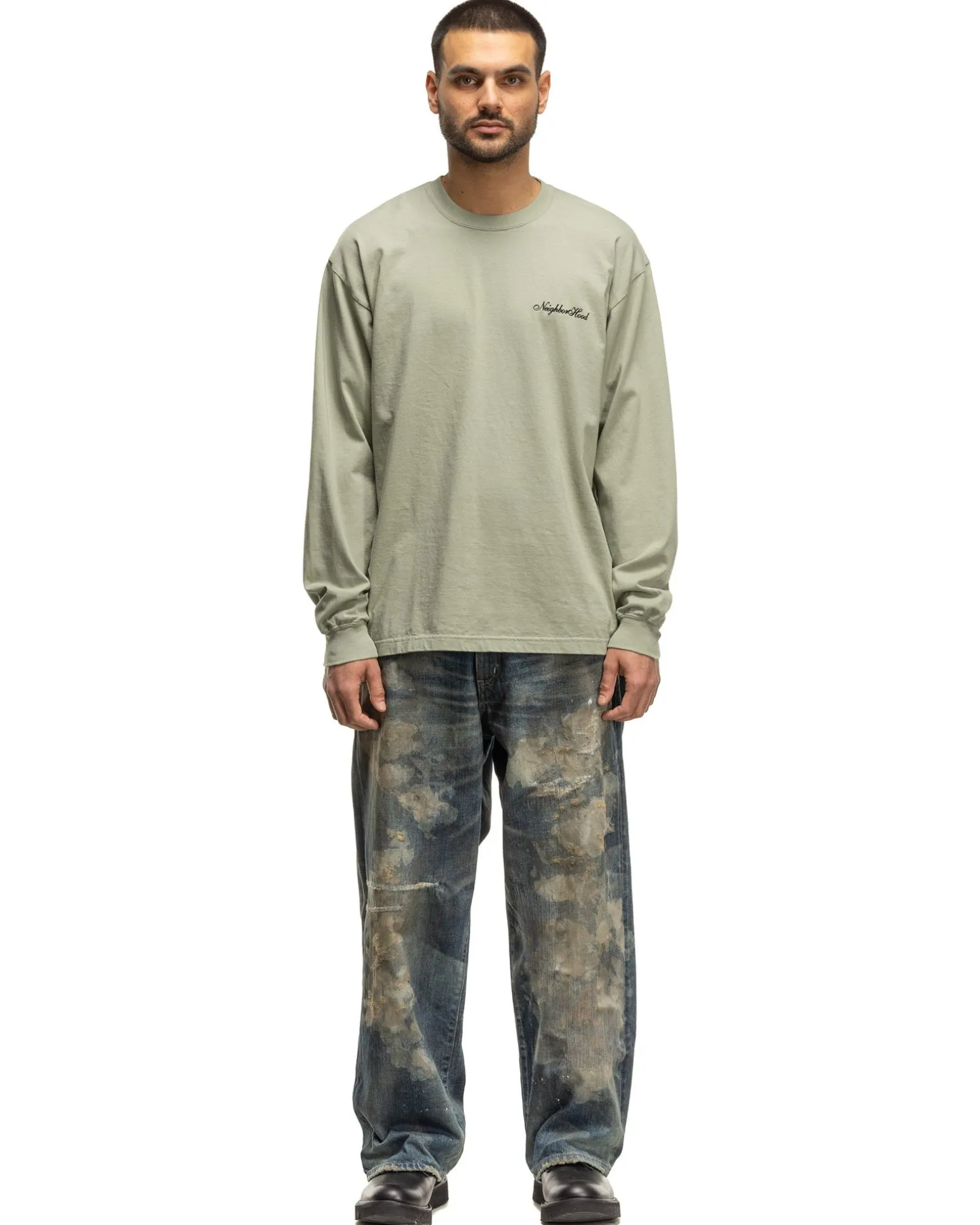 Nh. Tee Ls-3 Sage Green