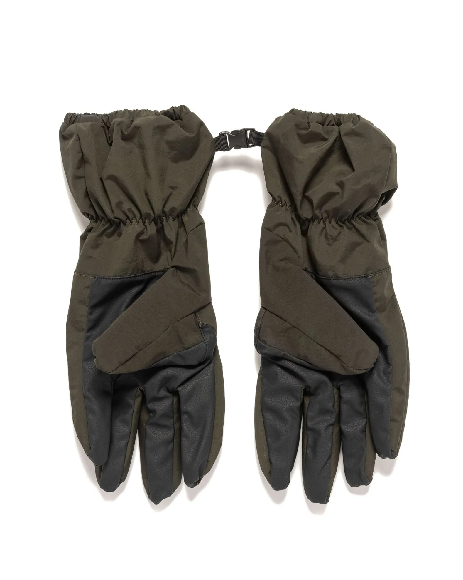 Nylon Metal Gloves In Econyl Regenerated Nylon Olive