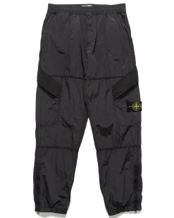 Nylon Metal In Econyl® Regenerated Nylon Loose Fit Cargo Pants Charcoal