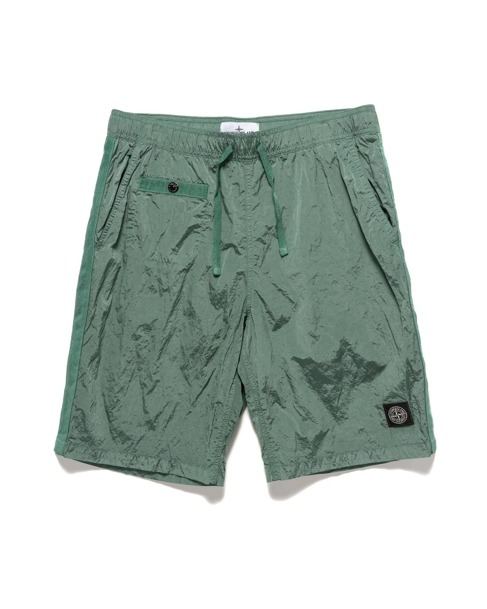 Nylon Metal In Econyl® Regenerated Nylon Regular Fit Swim Trunks Light Green