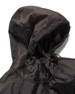 Nylon Metal Watro-Tc In Econyl® Regenerated Nylon Hooded Jacket Charcoal