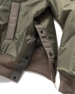 Nylon Twill Blouson Khaki