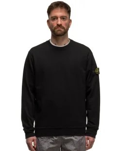 Old' Treatment Crewneck Sweatshirt Black
