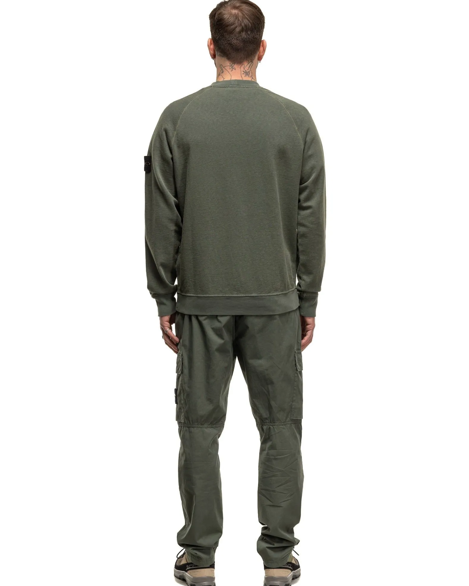 Old' Treatment Crewneck Sweatshirt Musk