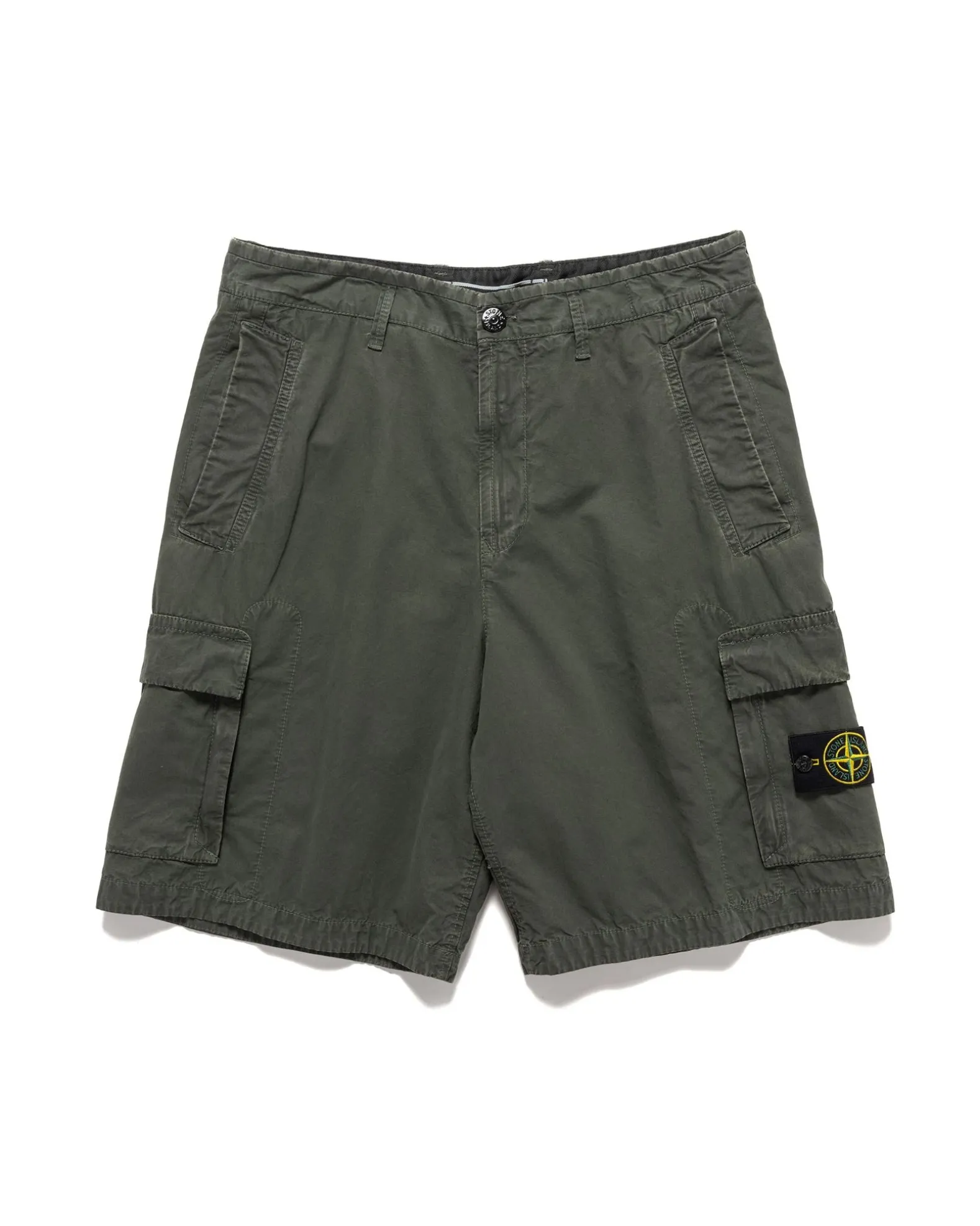 Old' Treatment Loose Fit Bermuda Shorts Musk