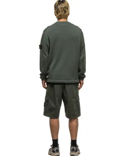 Old' Treatment Loose Fit Bermuda Shorts Musk