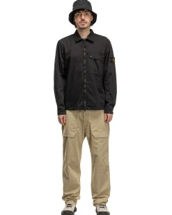 Old' Treatment Regular Fit Overshirt Black