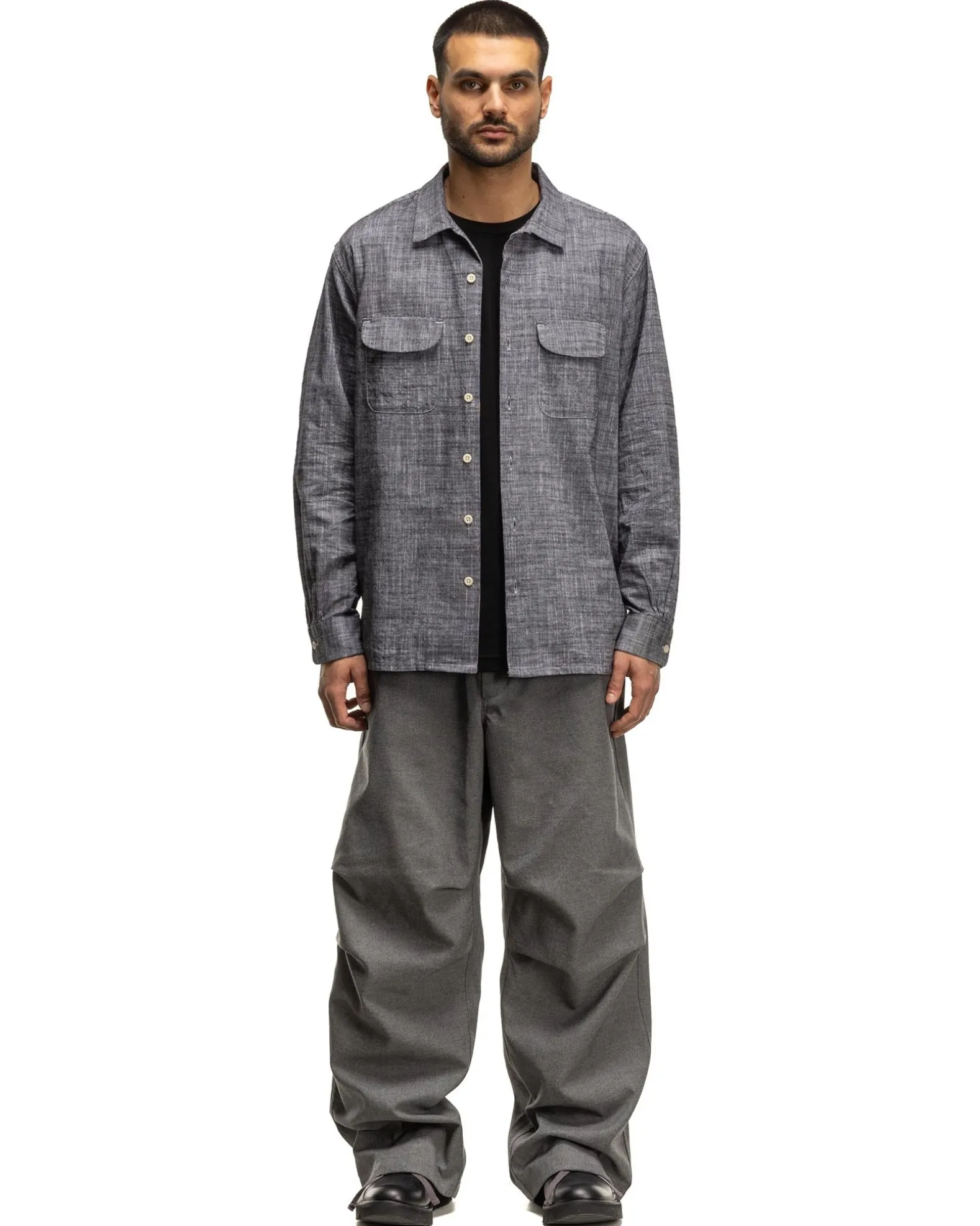 Over Pant Pc Hopsack Grey