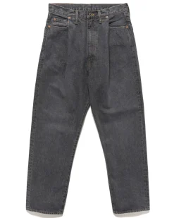 14Oz Black Denim 5P Coney Okagilly Black