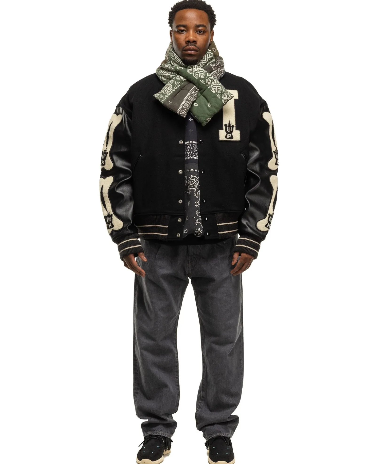 14Oz Black Denim 5P Coney Okagilly Black
