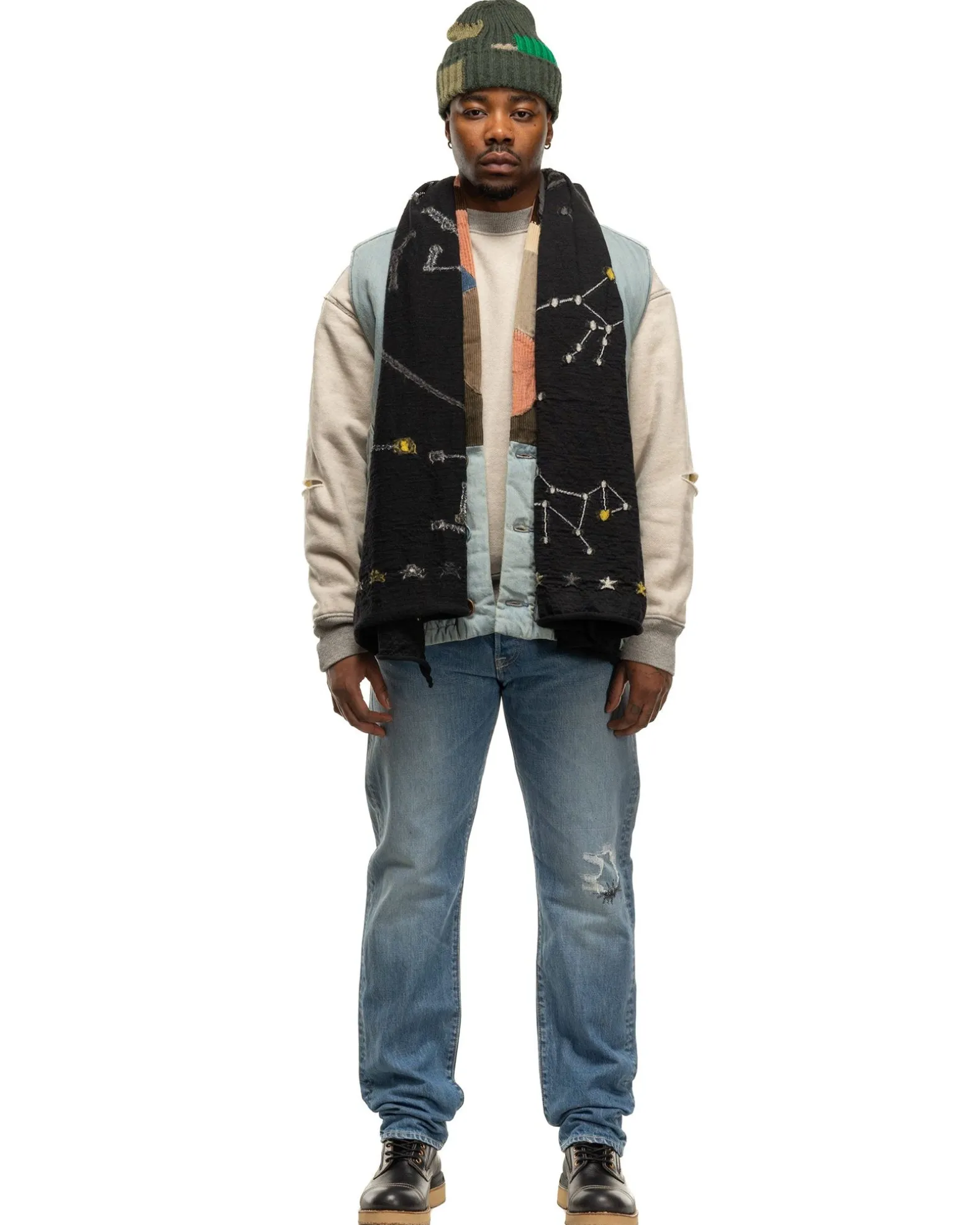 14Oz Denim 5P Monkey Cisco (1.2 Yearsfade) Pro