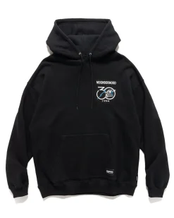Patched Sweatparka Ls Black