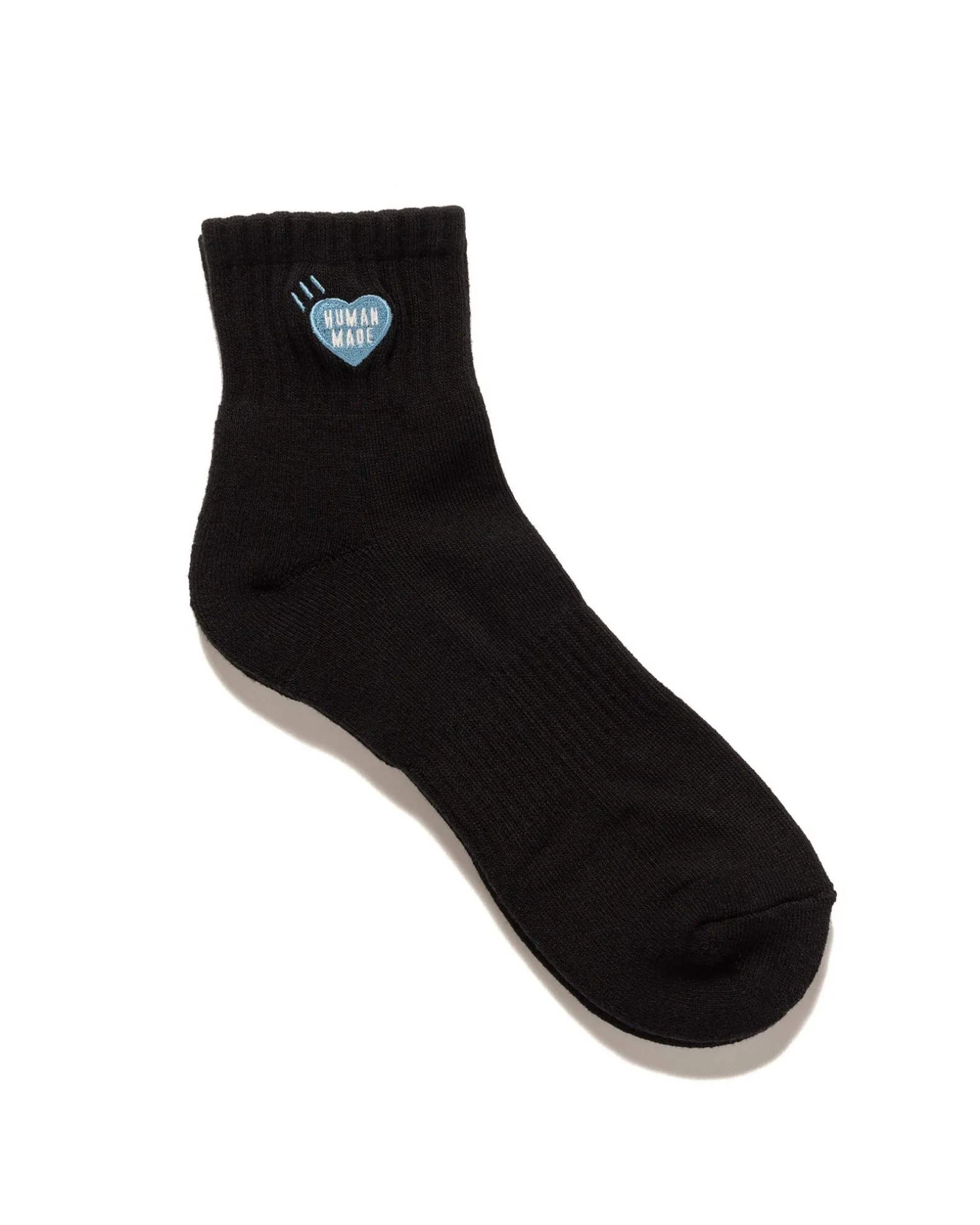 Pile Short Socks Black