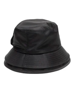 Pocket Double Brim Hat/Nylon Twill Black