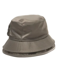 Pocket Double Brim Hat/Nylon Twill Taupe