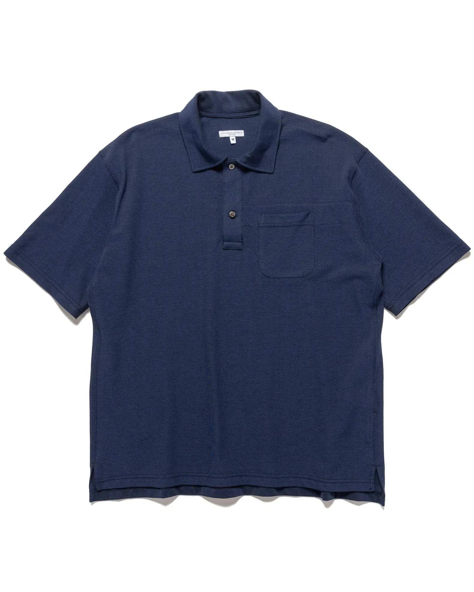 Polo Shirt Cotton Pique Navy