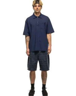 Polo Shirt Cotton Pique Navy