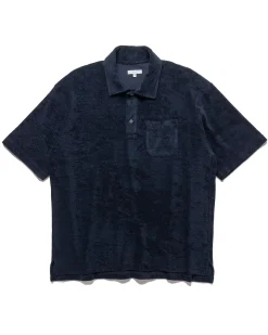 Polo Shirt Cp Velour Navy