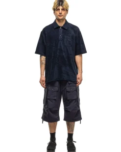 Polo Shirt Cp Velour Navy