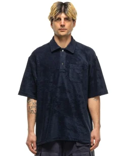 Polo Shirt Cp Velour Navy