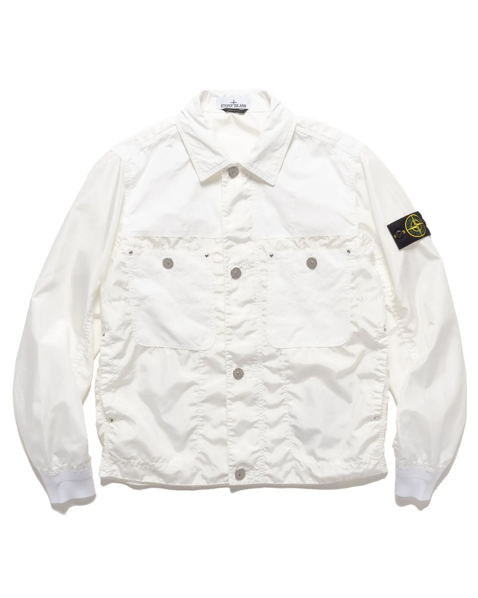 Polyester Tela David Light-Tc Jacket White
