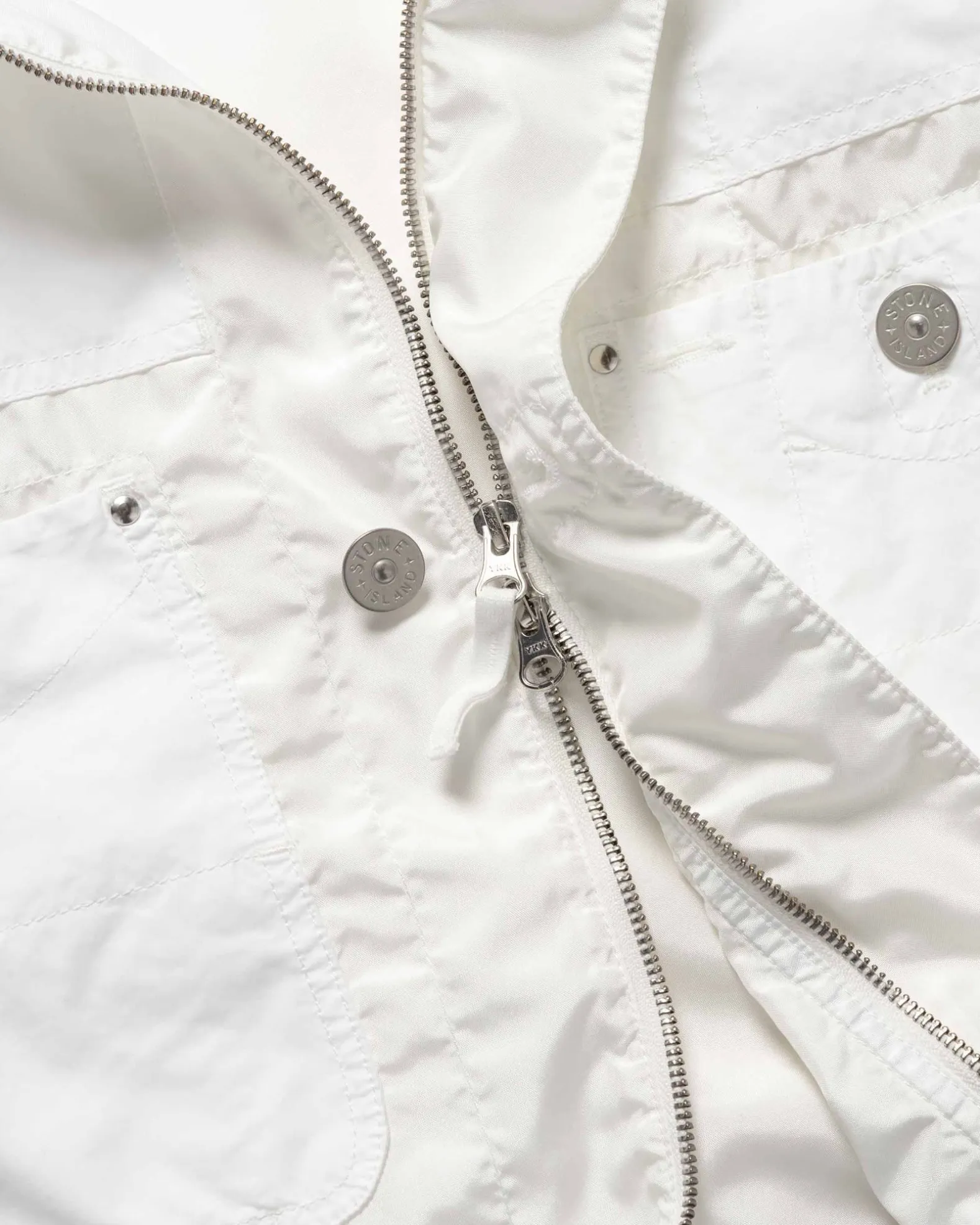 Polyester Tela David Light-Tc Jacket White