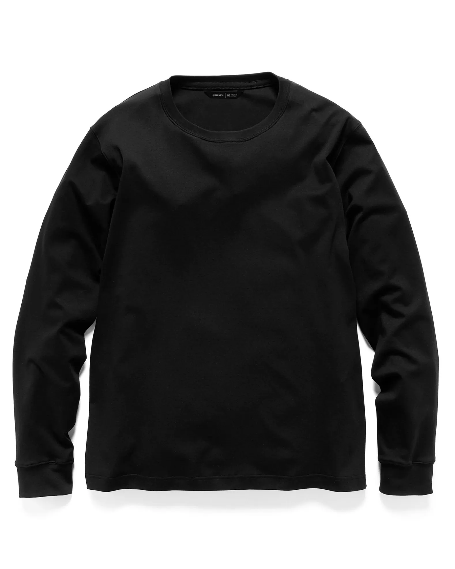 Prime Standard Fit T-Shirt L/S-Suvin Cotton Jersey Black