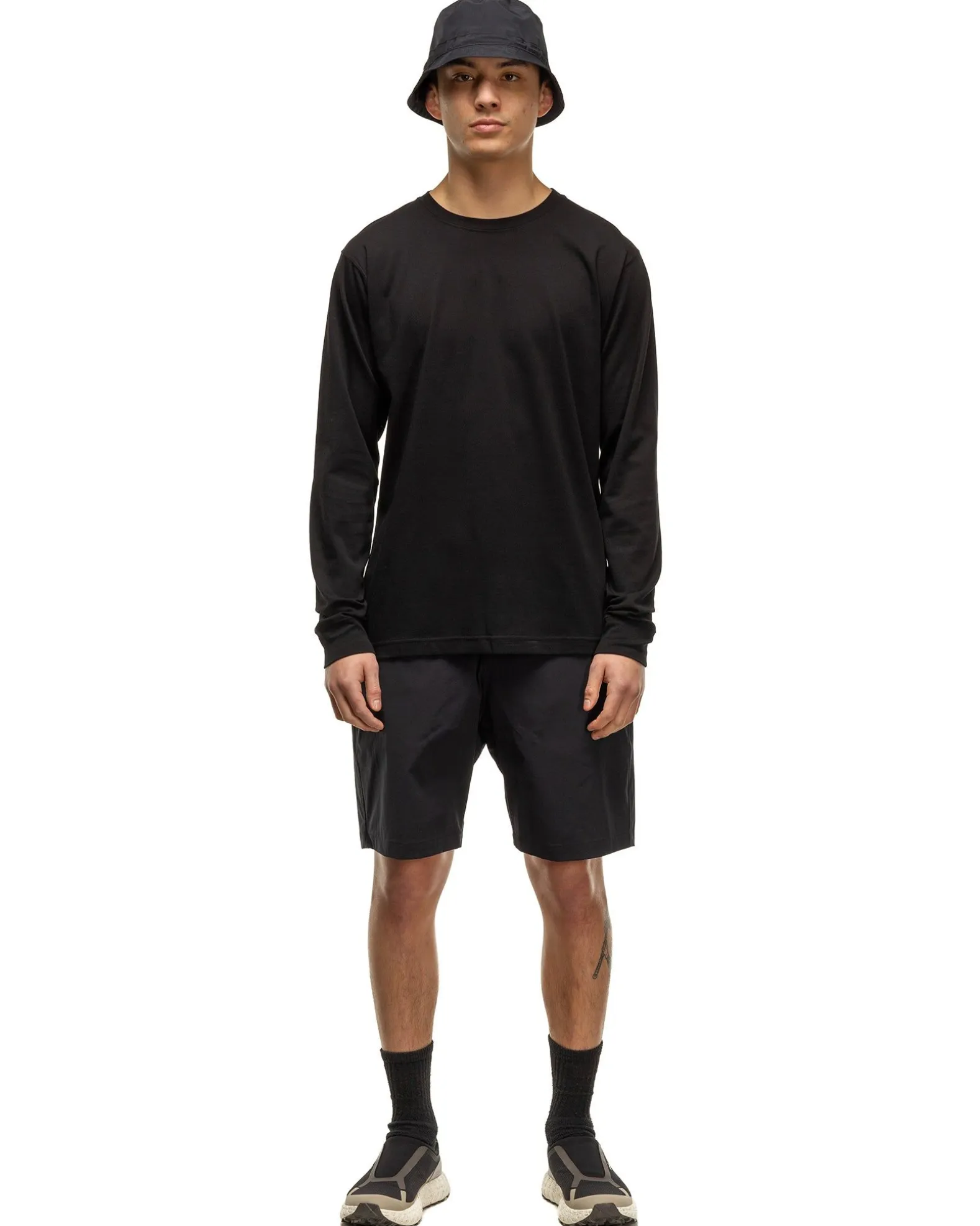 Prime Standard Fit T-Shirt L/S-Suvin Cotton Jersey Black