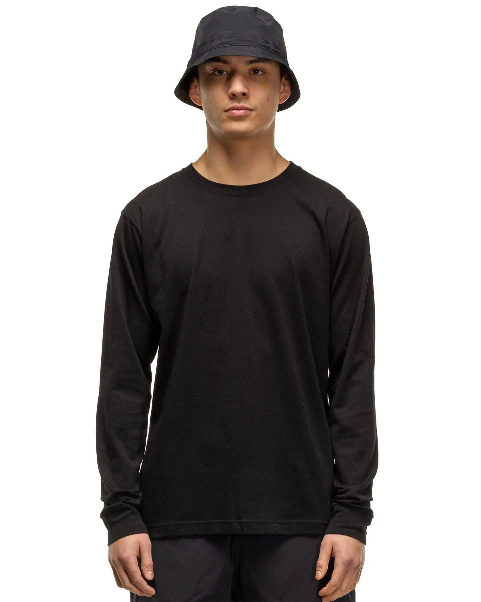 Prime Standard Fit T-Shirt L/S-Suvin Cotton Jersey Black