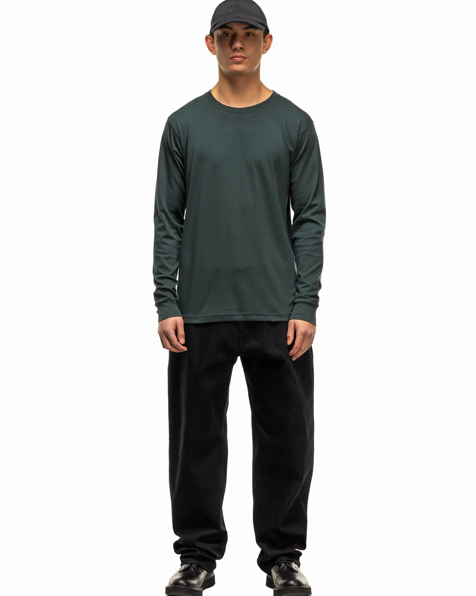 Prime Standard Fit T-Shirt L/S-Suvin Cotton Jersey Spruce