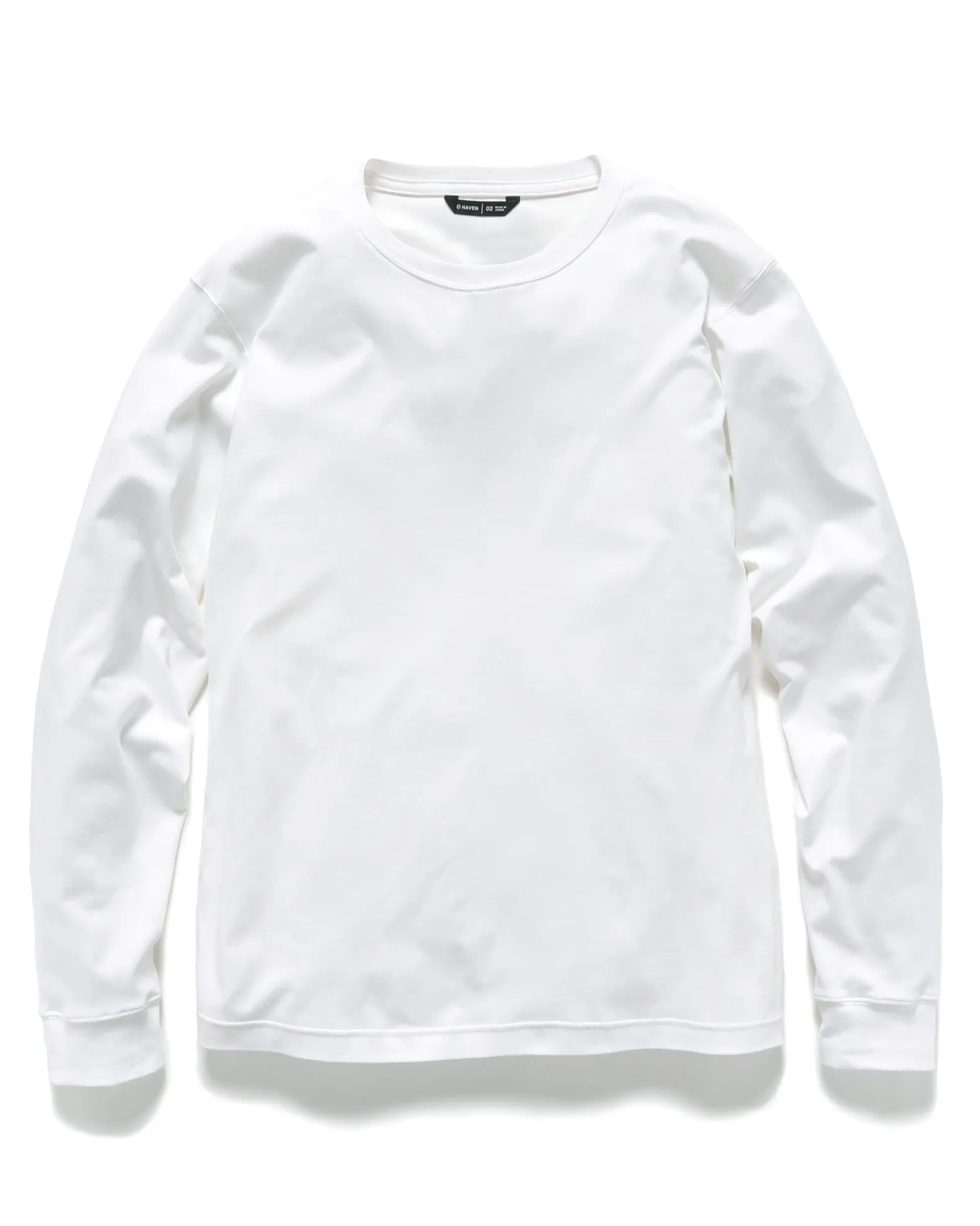 Prime Standard Fit T-Shirt L/S-Suvin Cotton Jersey White